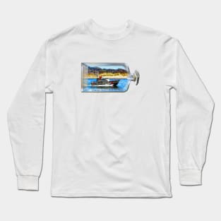 Ship In A Bottle Morro Bay California Long Sleeve T-Shirt